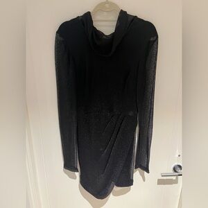 Like new Free People black shimmer cocktail dress